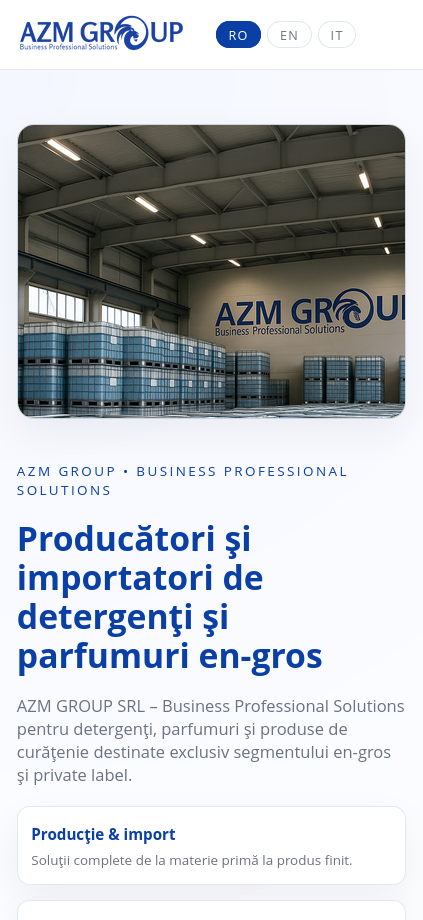 AZM Group — Screenshot