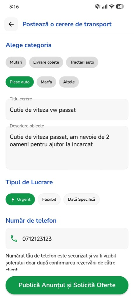 TransPro — Screenshot